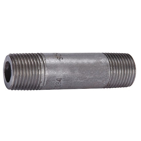 83100 - Pipe Nipple,Steel,3",NPTx NPT,25/8"