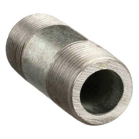 87906 - 2" MNPT x 4" TBE Galvanized Steel Pipe Nipple Sch 160