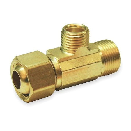 993-015NL - 3/8" x 1/4" Compression Brass Supply Stop Extender Tee