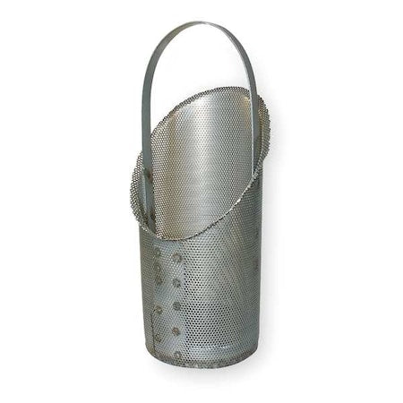 Mueller Steam Specialty 3/4 125 SS spare basket screen - Replacement Basket,0.062inperf,4.5625in L