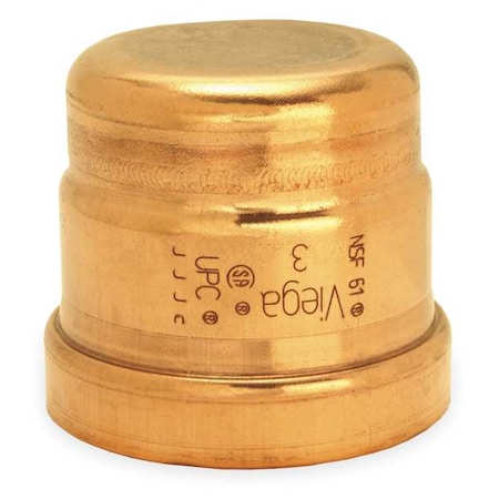 Viega 20843 - Cap, Copper, Press-fit 3 in