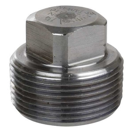4307000870 - Plug, Stainless Steel, Threaded 3 in