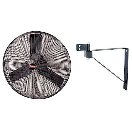 Dayton 1RWB4 - Light Duty Industrial Fan W/ 30 in Blade Dia, 4650/7250 CFM, 115 VAC, 1/4 hp, 9 ft Cord