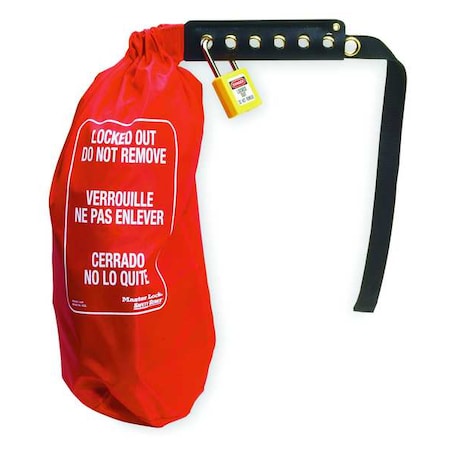 Master Lock 453L - Oversized Plug Cover,Red