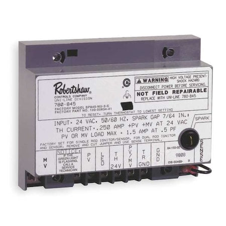 Robertshaw 780-845 - Ignition Module,Intermittent Pilot,24 V