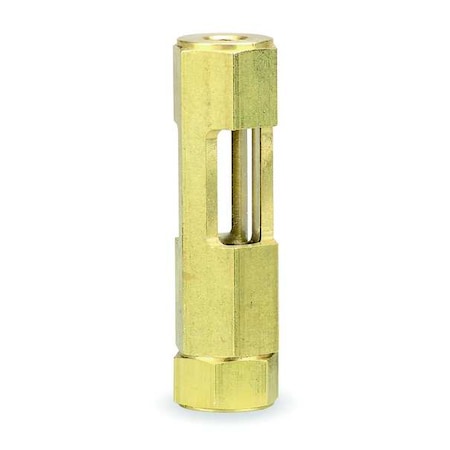Ldi Industries F155 - Flow Sight,5.25 in H,Brass