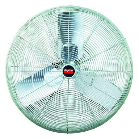 Dayton 1VCF4 - Standard Duty Industrial Fan, IBeam, Pedestal, Wall Mount, 30 in Blade Dia, 115 V, 8,800/9,800 cfm