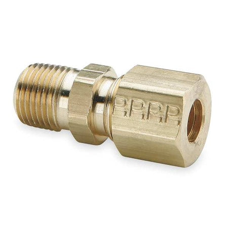 Parker 68C-5-4 - 5/16" Compression x 1/4" MNPT Brass Connector 10 PK