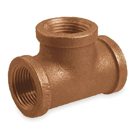 1VEZ5 - Tee Red Brass Tee, 3/4 in Female NPT X 3/4 in Female NPT