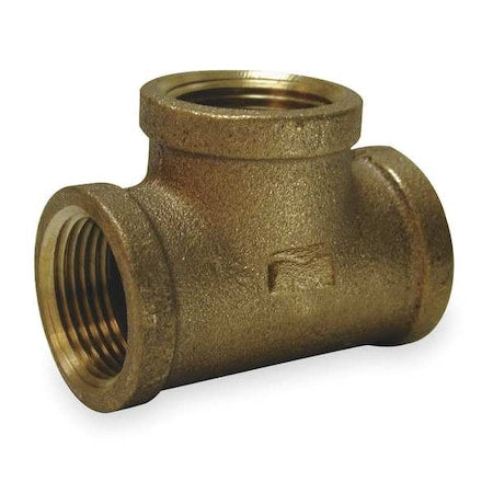 1VFA8 - Tee Red Brass Tee, 3 in Female NPT X 3 in Female NPT
