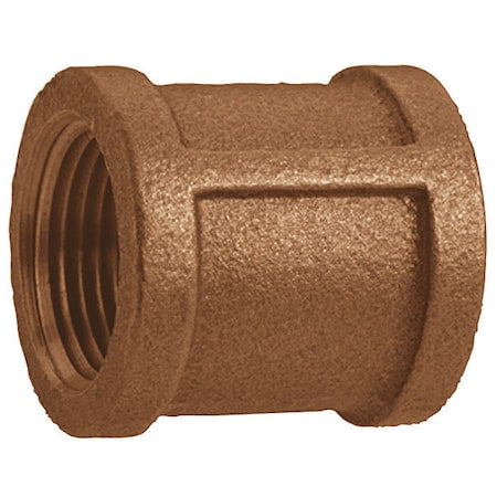 1VFE4 - Coupling Red Brass Coupling, 1 in Female NPT X 1 in Female NPT