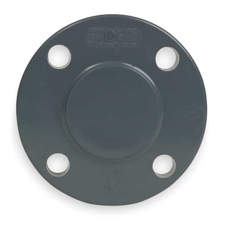 853-025 - PVC Blind Flange, Flanged, 2-1/2 in Pipe Size