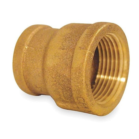 1VGF8 - Reducing Coupling Red Brass Reducing Coupling, 2 in Female NPT X 1 1/2 in Female NPT