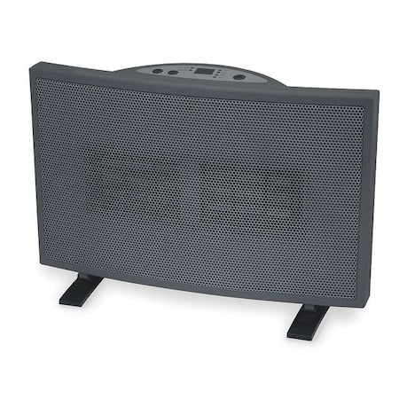 Dayton 1VNY2 - Portable Electric Heater, 1500 W/750 W, 120 V AC, 1 Phase, 5118 / 2560 Btu H, Non-Oscillating
