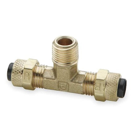 Parker 172P-8-6 - 1/2" Compression x 3/8" MNPT Brass Branch Tee 10 PK