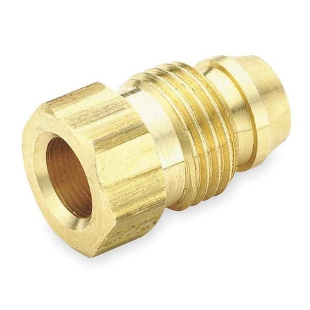 Parker 61HD-4 - 1/4" Tube Brass Compression Nut & Sleeve 10 PK