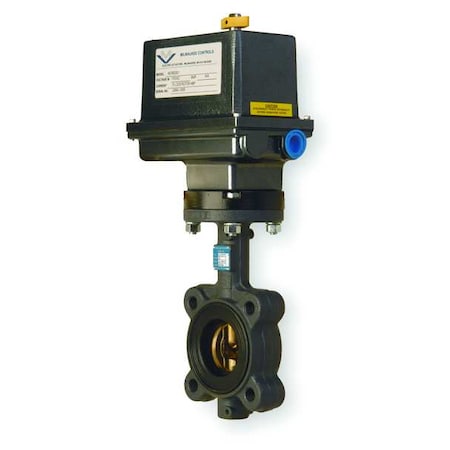 Milwaukee Valve GLC23E 4 - Butterfly Valve,Electronic, 4 In