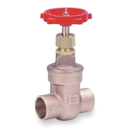 Milwaukee Valve 115 1/2 - Gate Valve,Class 125,1/2 In.,Bronze