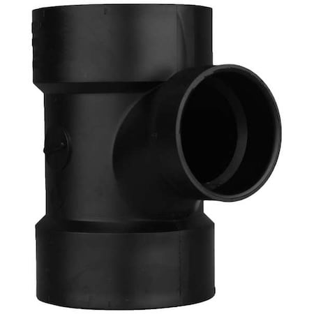 1WHU4 - ABS,Sanitary Tee,3in,3in Hub,2in