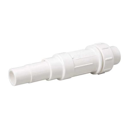 160-507 - PVC EZ Span Repair Coupling, Solvent x Solvent, 1-1/2 in Pipe Size