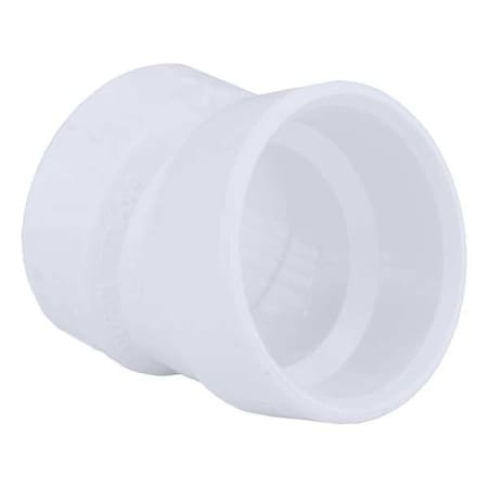 1WKE5 - PVC Elbow, 22-1/2 Degrees, Hub, 1-1/2 in Pipe Size
