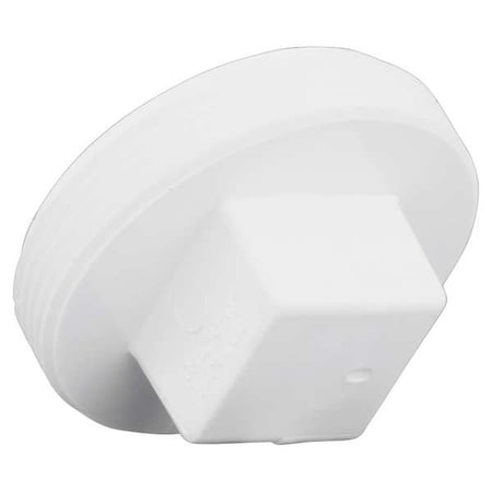 1WKH8 - PVC Cleanout Plug, MNPT, 3 in Pipe Size