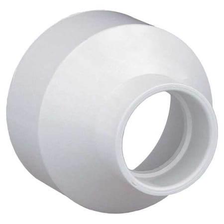 N/A 1WKJ2 - PVC Reducer, Hub, 3 in x 1 1/2 in Pipe Size