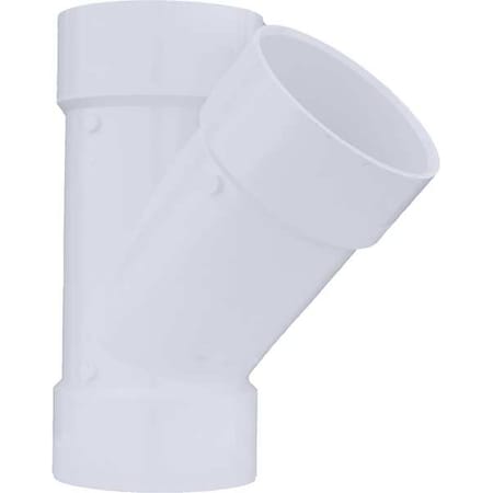 1WKW2 - PVC Wye, Hub, 6 in Pipe Size