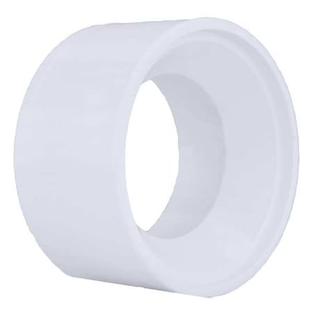 N/A 1WKW4 - PVC Flush Bushing, Hub x Spigot, 6 in x 4 in Pipe Size