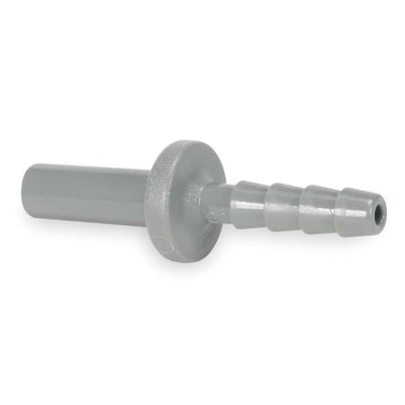 John Guest PI251612S-PK10 - Barbed Fitting Adapter, 3/8 in Tube Size, Acetal, Gray, 10 PK