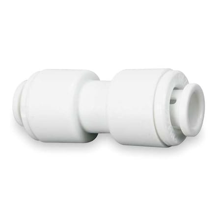 John Guest CI0412W-PK10 - Push-Fit Adapter Fitting, 3/8 in Tube Size, Acetal, White, 10 PK