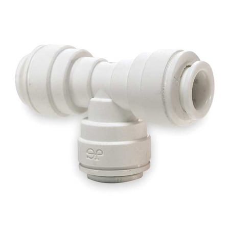 John Guest PPM0208W-PK10 - Push-Fit Tee Fitting, 5/16 in Tube Size, Polypropylene, White, 10 PK