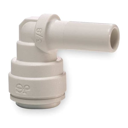 John Guest PP220808W-PK10 - Push-Fit Elbow Fitting, 1/4 in Tube Size, Polypropylene, White, 10 PK