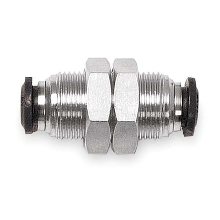 Aignep Usa 50050N-3 - Push to Connect Fitting, Brass, Silver