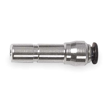 Aignep Usa 50700N-10-6 - Push to Connect Fitting, Stainless Steel, Silver