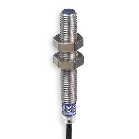 Telemecanique Sensors XS508B1PAL2 - Cylindrical, Inductive Proximity Sensor, 8 mm Dia., Stainless Steel, 2 m, Bare Wire, 3 Wires, Shielded