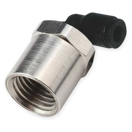Legris 3009 60 14 - Push-Fit Elbow Fitting, 3/8 in Tube Size, Fiberglass-Reinforced Nylon, Black, 10 PK