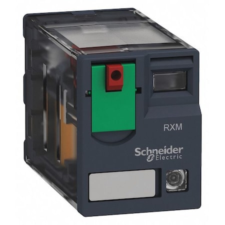 Schneider Electric RXM2AB2P7 - Plug-In, General Purpose Relay, Square, 12 A, 8 Pins, Quick Connect