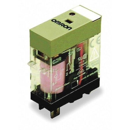 Omron G2R-1-SN-AC24(S) - Plug-In, General Purpose Relay, Square, 10 A, 5 Pins, Quick Connect