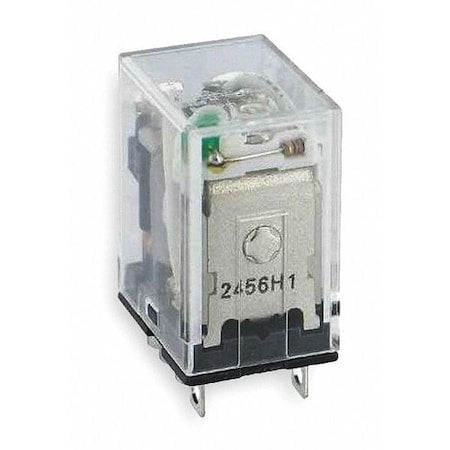Omron LY2N-DC12 - Plug-In, General Purpose Relay, Square, 10 A, 8 Pins, Quick Connect