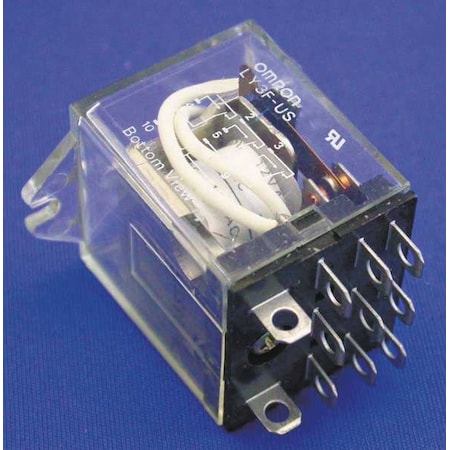Omron LY3F-DC12 - Flange Relay,12 VDC,11 Pins,10 A @ 120 V AC
