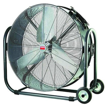 Dayton 1YNW5 - Standard Duty Industrial Fan, 36 in Blade Dia, Non-Oscillating, 115 VAC, 8350/12250 CFM