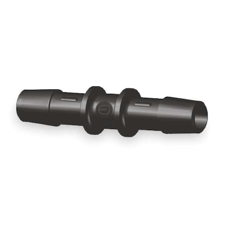 Eldon James C0-2BN - Straight Coupler, 1/8 In, Barbed, Nylon, PK10
