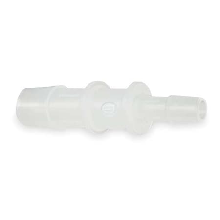 Eldon James C10-6NK - Strt,PVDF,Barbed5/8",Barbed3/8",PK5