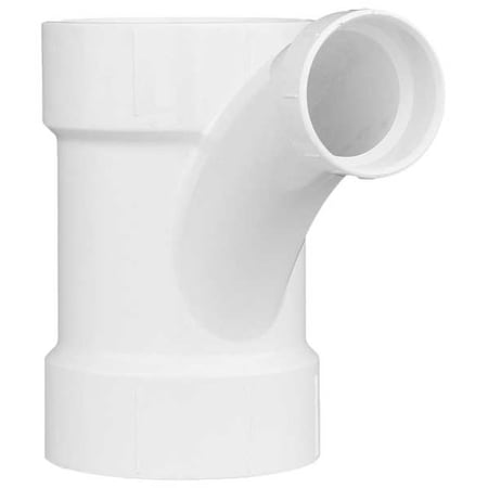 1CNX2 - PVC Wye and 45 Degrees Elbow, Hub, 4 in x 4 in x 2 in Pipe Size