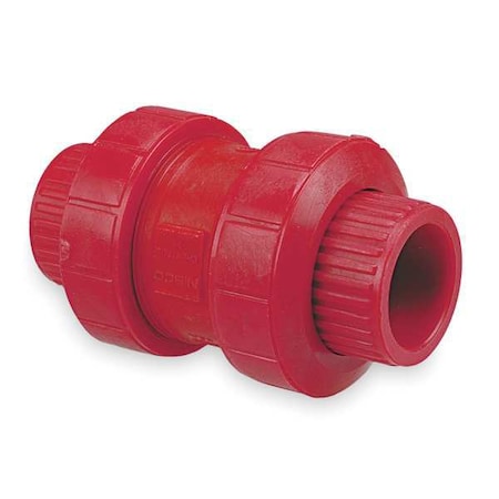 N/A S65BC-V 1/2 - 1/2" Socket Kynar Ball Check Valve