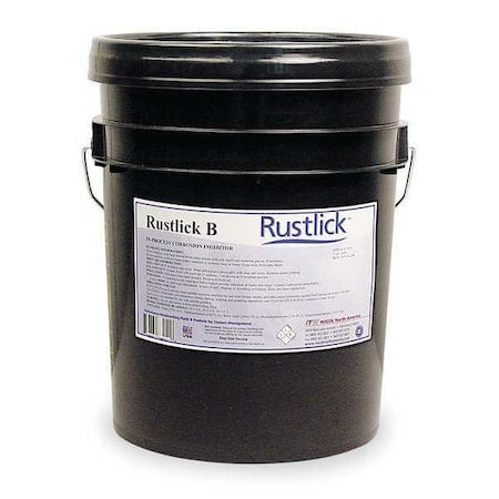 Rustlick 73051 - Corrosion Inhibitor, Dry Lubricant Film, 5 gal, Pail, 212 Degrees F Max Op Temp