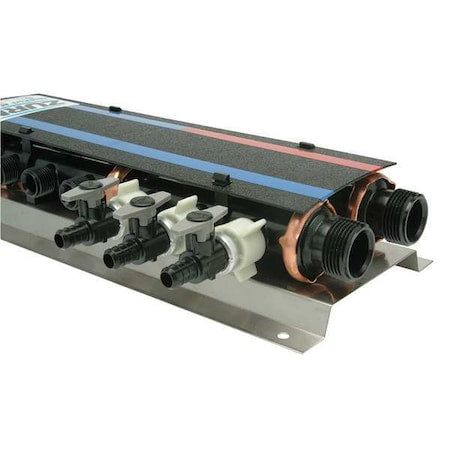 Zurn QPPM12H18C-2 - PEX Manifold, Preassembled, 31-29/32" L