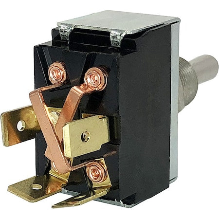 Carling Technologies 6GO53-73/TABS - Reversing Toggle Switch, DPDT, 4 Connections, Momentary On/Off/On, 1/2 hp, 10 A at 250 V AC