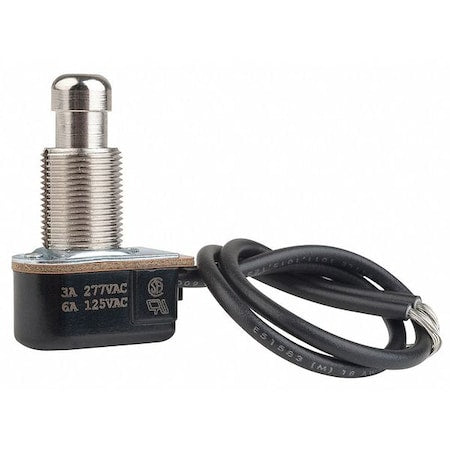 Carling Technologies P267F-1D-RND-MTL-XG - Miniature Push Button Switch, Extended, Momentary Action, Not Applicable Release, Non-Illuminated